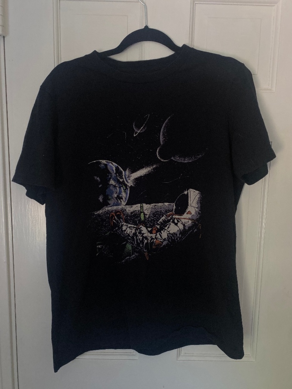 Vintage cotton astronaut t shirt from Brazil